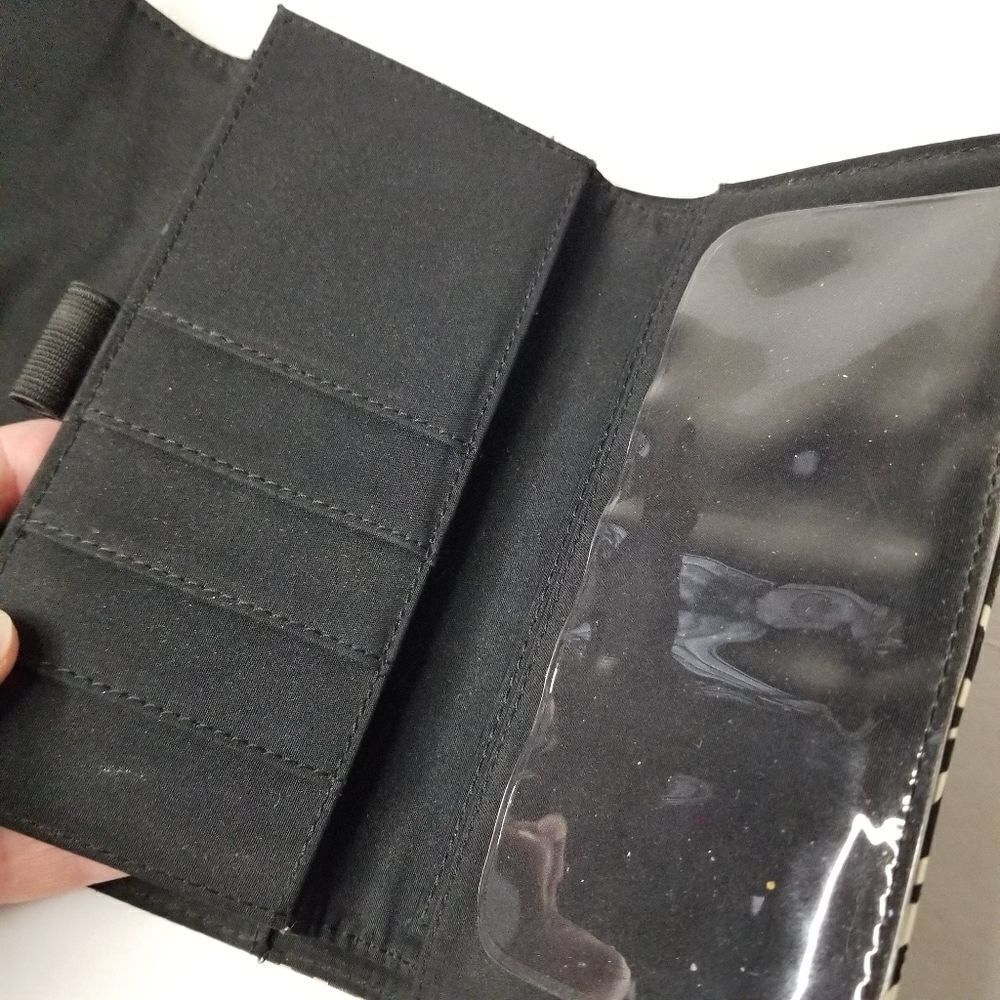 Fossilanimal Print Wallet Multiple Pockets Black … - image 8